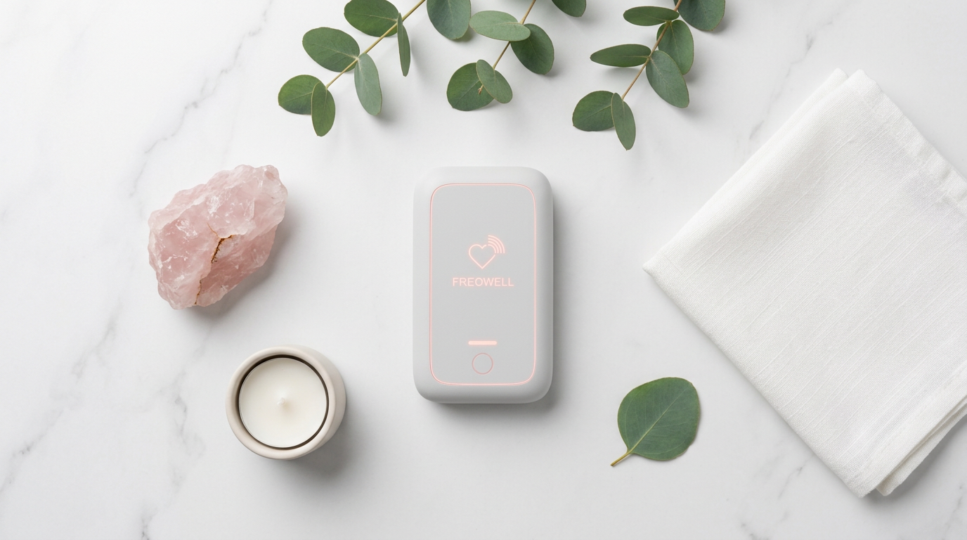 Freqwell Gerät mit Wellness Accessoires